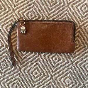 Hobo Leather Wristlet Wallet